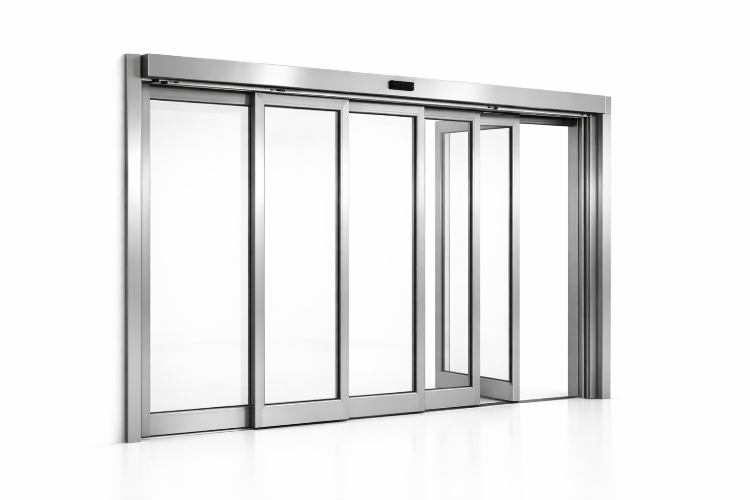 Automatic Telescopic Glass Door
